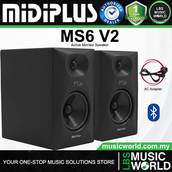 Midiplus MS Series V2 Active Studio Monitor Speaker with Bluetooth