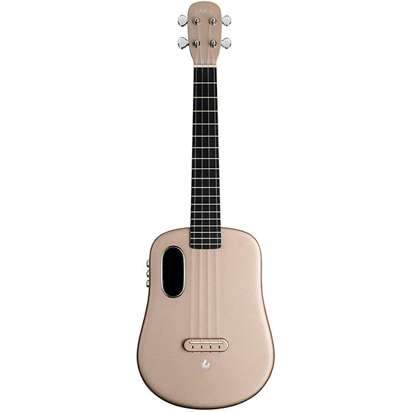 Lava U 23 Inch Electric Acoustic Concert Ukulele with Freeboost Effect & Speaker Gold (Free Boost)
