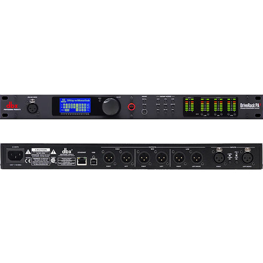 Dbx DriveRack PA2 Complete Loudspeaker Management System with Auto EQ