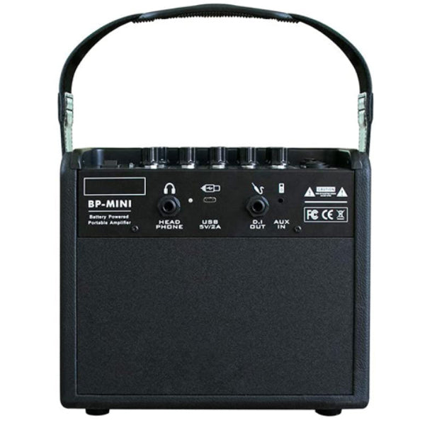 Groovy BP-MINI 30 Watt 6.5 Inch Powered Portable Acoustic Guitar Amplifier with Bluetooth (BPMINI)