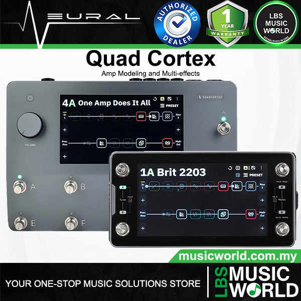 Neural DSP Quad Cortex Touchscreen Digital Guitar Effects Amp