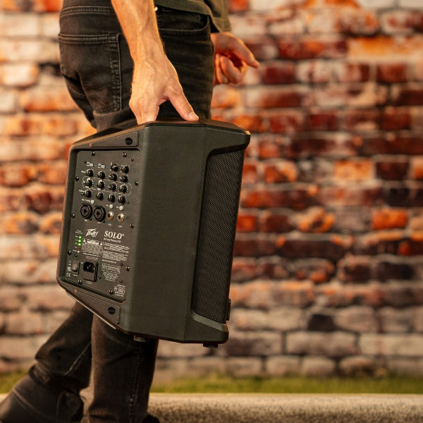 Peavey Solo 200 Watt 6.5" Battery Powered Portable PA Speaker with Bluetooth
