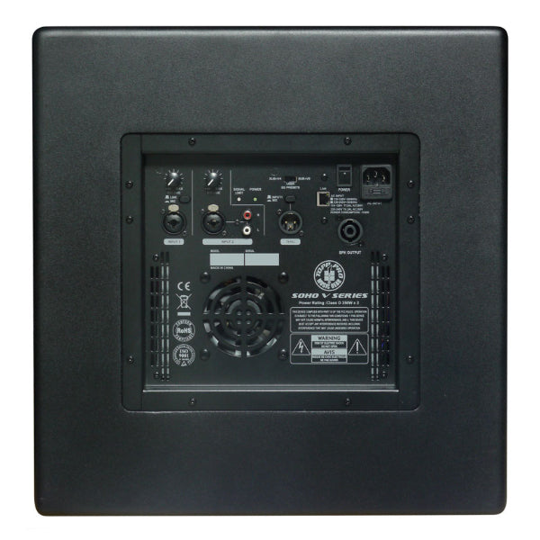 Topp Pro SOHO V8 + S12 Professional 1400 Watt Active Column PA System with Integrated DSP
