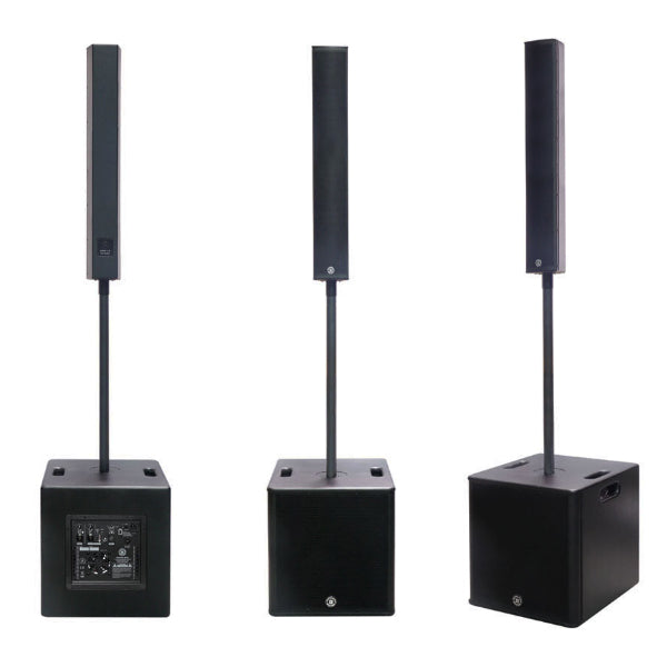 Topp Pro SOHO V8 PLUS + S15 Professional 2800 Watt Active Column PA System with Integrated DSP