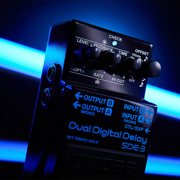 Boss SDE-3 Dual Digital Delay Guitar Effect Pedal (SDE3)