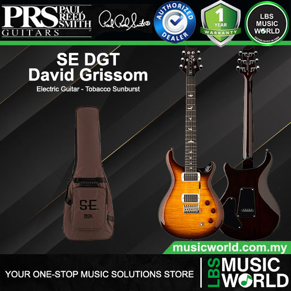 PRS SE DGT David Grissom Signature Solidbody Electric Guitar with HH Pickup and Tremolo