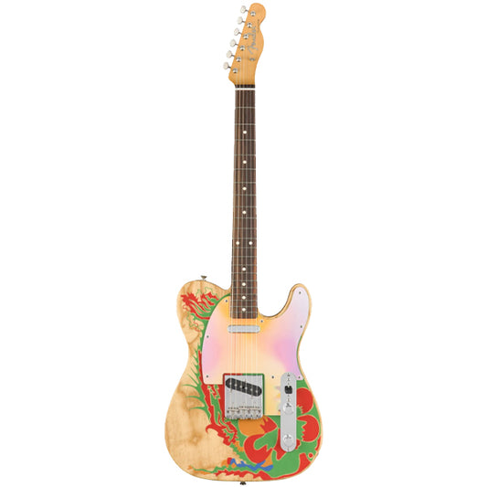 Fender Jimmy Page Dragon Telecaster Solidbody Electric Guitar with SS Pickup and Hardcase - Natural