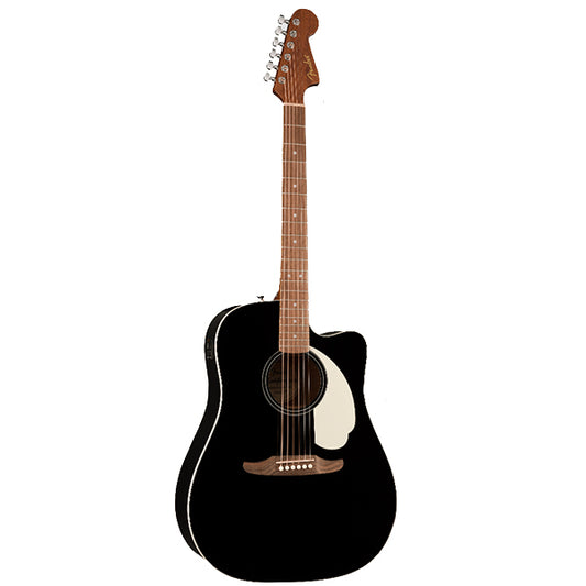 Fender California Standard Redondo CE Dreadnought Acoustic Electric Guitar with Ivory Pickguard