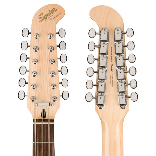 Squier Paranormal Jazzmaster XII 12-String Electric Guitar with Laurel Fretboard - Lake Placid Blue