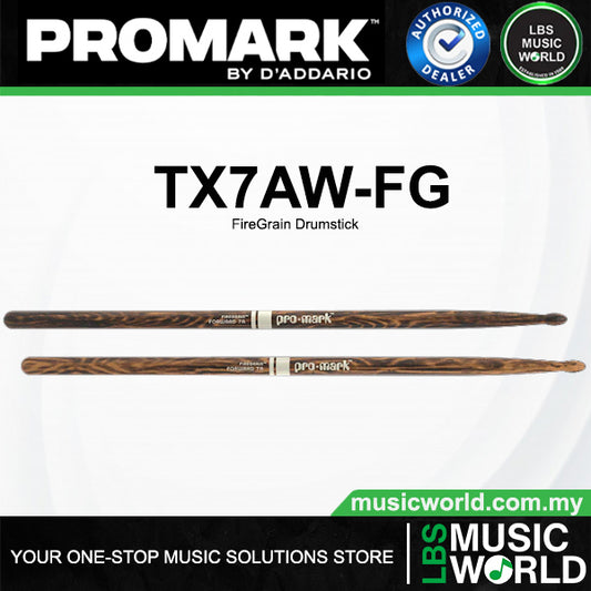 ProMark Forward 7A Hickory Drumstick Oval Wood Tip (TX7AW-FG TX7AW-AG)