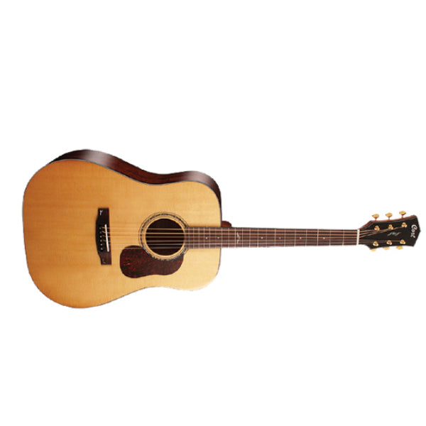 Cort Gold-D6 Dreadnought Torrefied Solid Sitka Spruce Natural Acoustic Guitar with Bag (GoldD6 Gold D6)