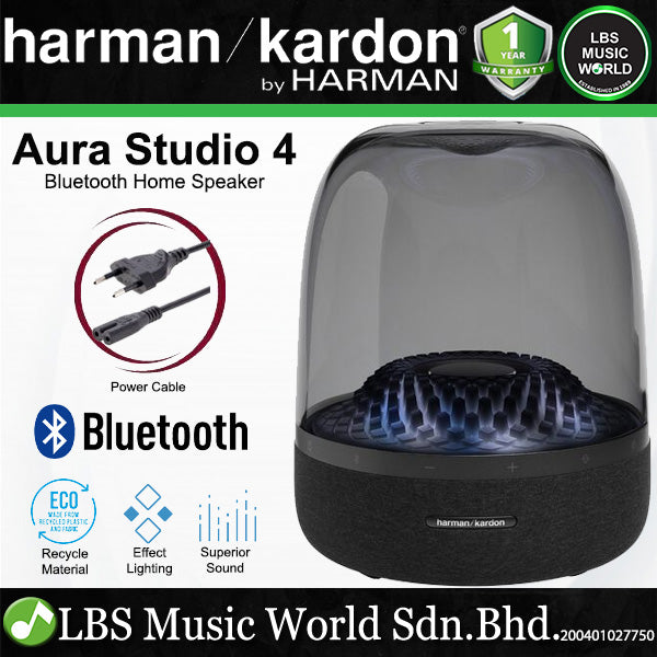 Harman Kardon Aura Studio 4 Portable Bluetooth Transparent Home Speaker with Theme Lighting (Aura Studio 5)