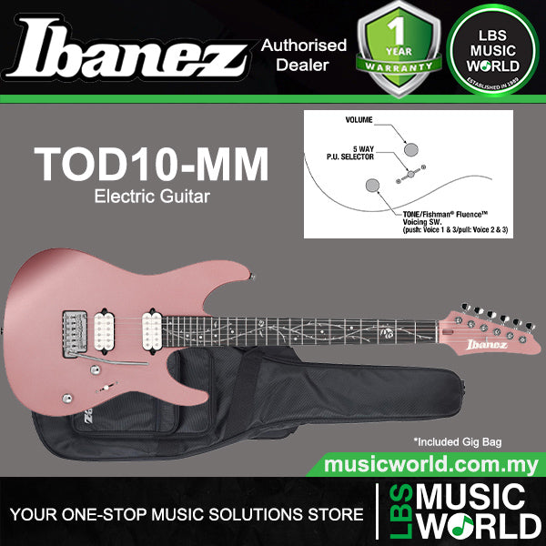 Ibanez TOD10 Tim Henson Signature American Basswood Body Electric Guitar with HH Pickup