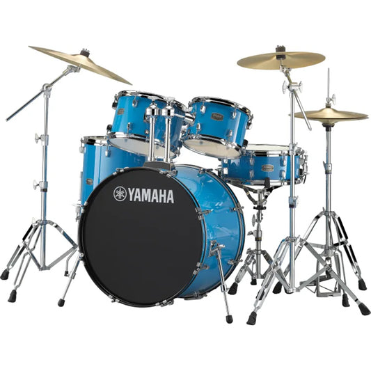 Yamaha Rydeen RDP2F5 5 Pieces Acoustic Drum Set with Cymbal Package - Sky Blue