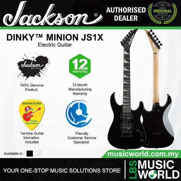 Jackson JS1X Dinky Minion Poplar Body Amaranth Fretboard Electric Guitar HH Pickup