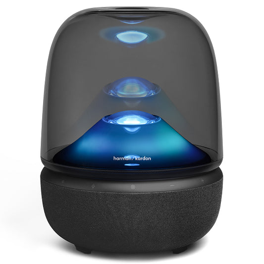 Harman Kardon Aura Studio 4 Portable Bluetooth Transparent Home Speaker with Theme Lighting (Aura Studio 5)