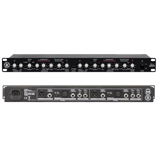 Topp Pro TCL-2 2 Channels Compressor Limiter Gate Expander (TCL2 TCL 2)