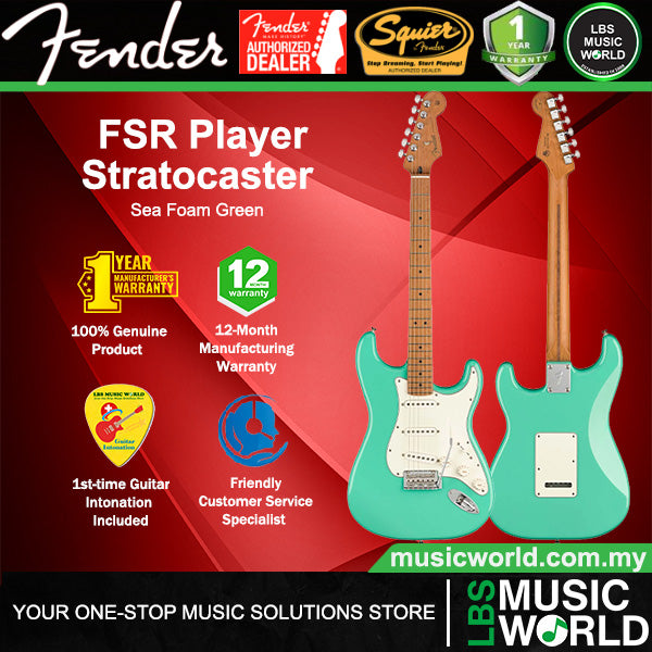 Fender FSR Player Stratocaster Electric Guitar with SSS Pickup and Tremolo