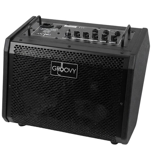 Groovy DM80 80 Watt 10 Inch Personal Monitor Electronic Drum Amplifier Speaker Amp with Bluetooth