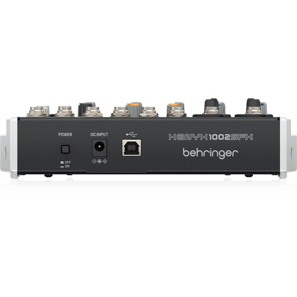 Behringer Xenyx 1002SFX 10 Channel Analog Streaming Mixer with Klark Teknik Effect (1002 SFX)