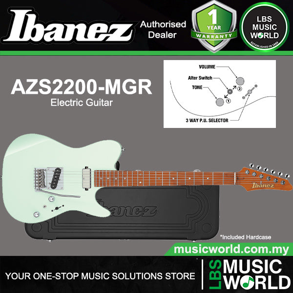 Ibanez AZS2200 Prestige Alder Body S-TECH WOOD Roasted Maple Fretboard Electric Guitar with HS Pickup