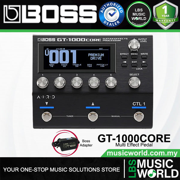 Boss GT-1000CORE Multi Effects Processor Pedal Amp Modeler with