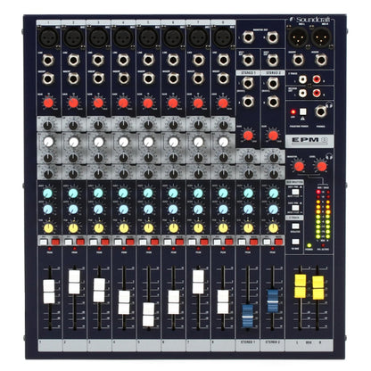 Soundcraft EPM8 10 Channel Analog Mixer with 8 Mic Preamps (EPM 8)