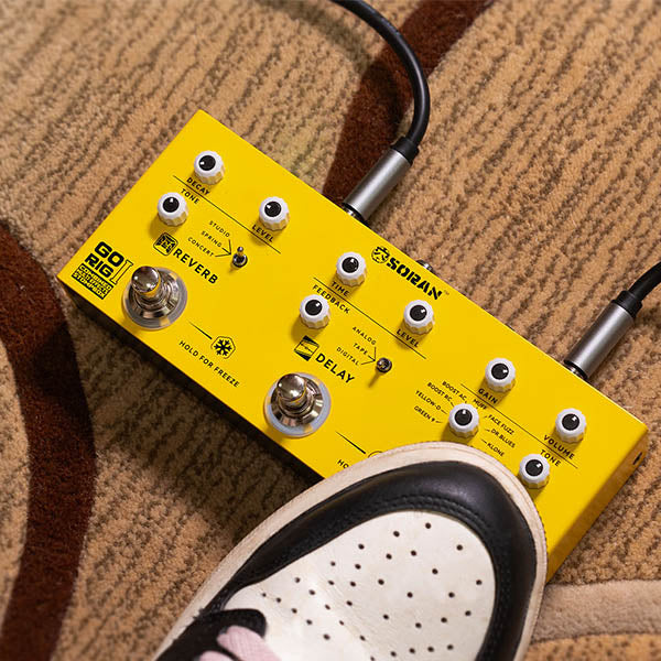 SORAN Go Rig Compact Portable All In One Rechargeable Multi Effects Stompbox (JCMS-G3A JCMS-G3B JCMS-G4)