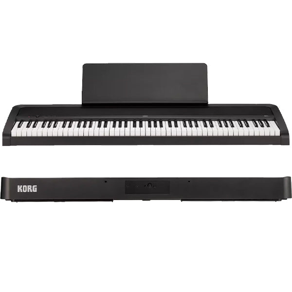 Korg B2+ 88 Keys Digital Piano with Metronome 12 Sounds Built In Speaker Black (B2 Plus)