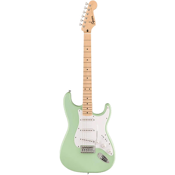 Squier By Fender FSR Sonic Stratocaster Electric Guitar With White Pickguard And Maple Fretboard