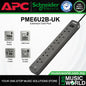 APC PME6U2B-UK Power Surge Protector 6 Way Extension Socket With 2 USB A (PME6U2BUK PME6BUK)