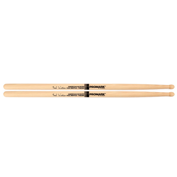 ProMark TX808W Paul Wertico Hickory Drumstick Round Wood Tip - 5A
