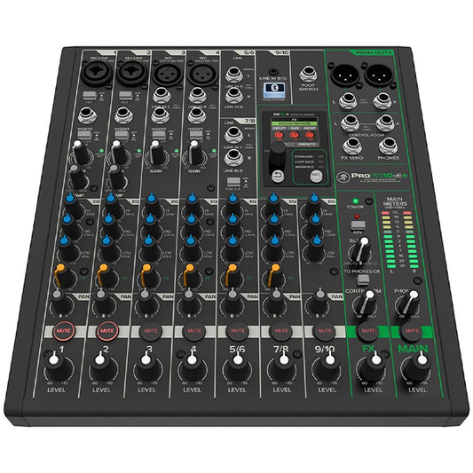 Mackie ProFX10v3+ 10 Channel Analog Mixer with USB Recording and Bluetooth