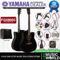 Yamaha FGX800C 41'' Solid Spruce Acoustic Electric Guitar With Pickup Black
