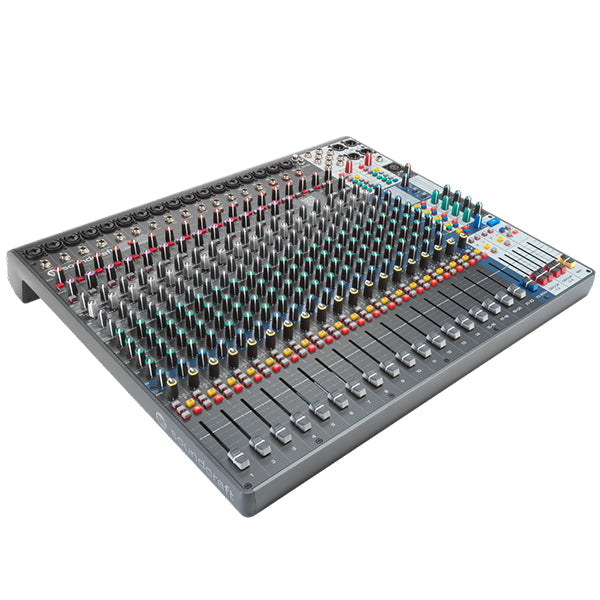 Soundcraft Signature Plus 22 Channel Professional Audio Mixer Compact Analogue Mixing with Effect