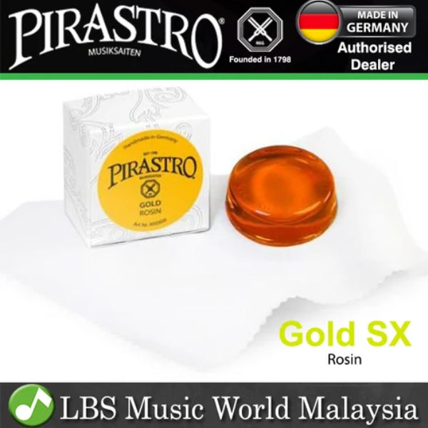 Pirastro 900500 SX Schwarz Pirazzi Black Rosin for Violin Viola Cello and Double Bass
