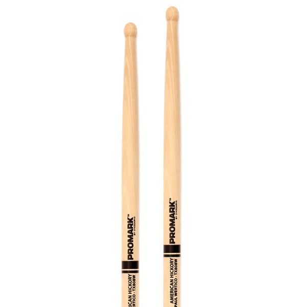 ProMark TX808W Paul Wertico Hickory Drumstick Round Wood Tip - 5A