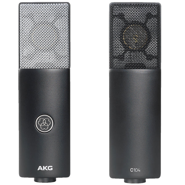 AKG C104 Large Diaphragm Cardioid Condenser Microphone - Black