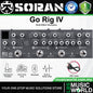 SORAN Go Rig Compact Portable All In One Rechargeable Multi Effects Stompbox (JCMS-G3A JCMS-G3B JCMS-G4)
