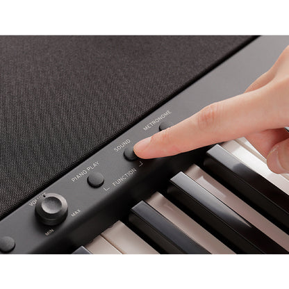Korg B2+SP 88 Key Digital Piano Built In Speaker Package with Stand and Three Pedal White (B2 Plus)
