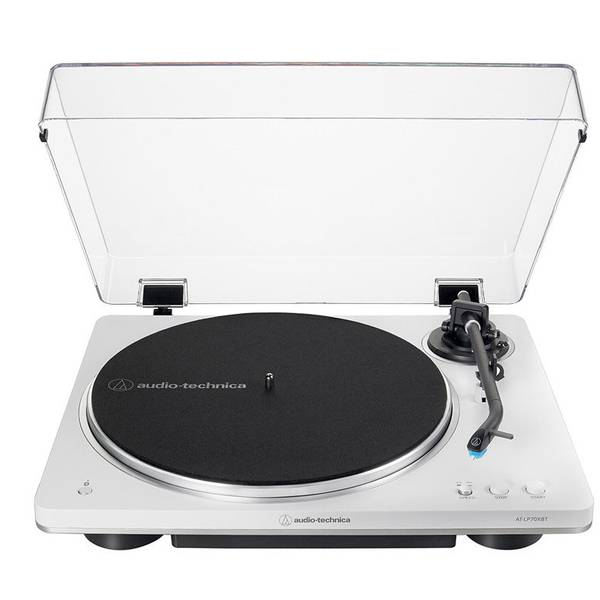 Audio Technica AT-LP70XBT Black Fully Automatic Wireless Bluetooth Belt Drive Turntable (ATLP70XBT LP70X LP70)