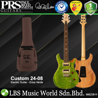PRS SE Custom 24-08 Solid Body Electric Guitar Rosewood Fingerboard with HH Pickup and Tremolo