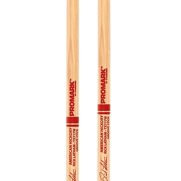 ProMark TX717W Rick Latham Hickory Barrel Wood Tip Drumstick