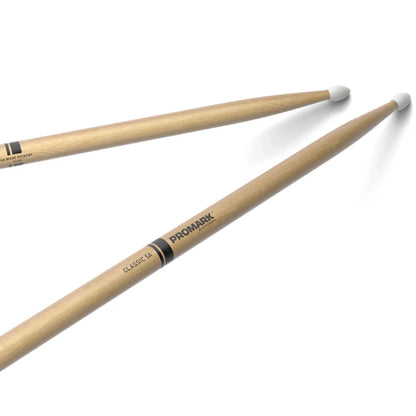 ProMark Classic Forward Series Hickory Oval Nylon Tip Drumstick (TX5AN, TX5BN, TX7AN)