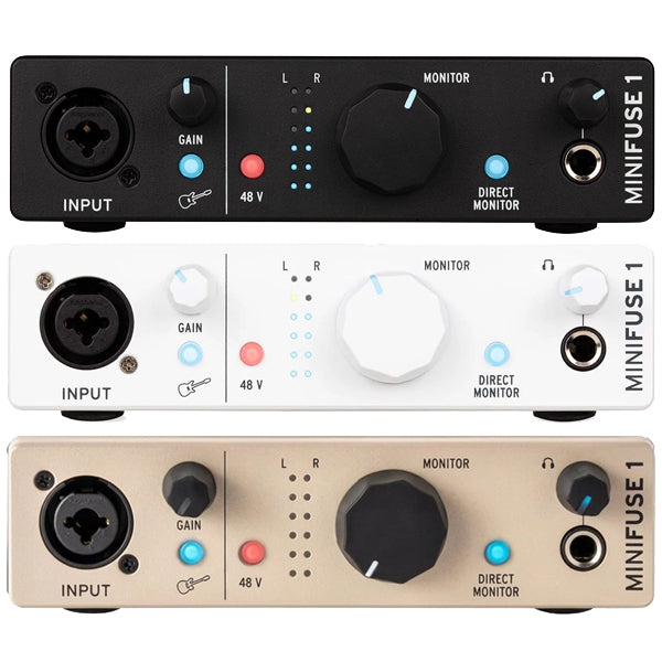 Arturia MiniFuse 1 USB C Portable Audio Interface Compatible with PC and Mac (Mini Fuse)