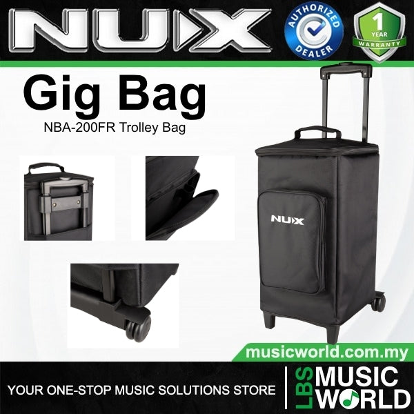 NUX NBA-200FR Busking 276 Watt Portable Battery Powered Speaker Amplifier with Bluetooth (NBA200FR)