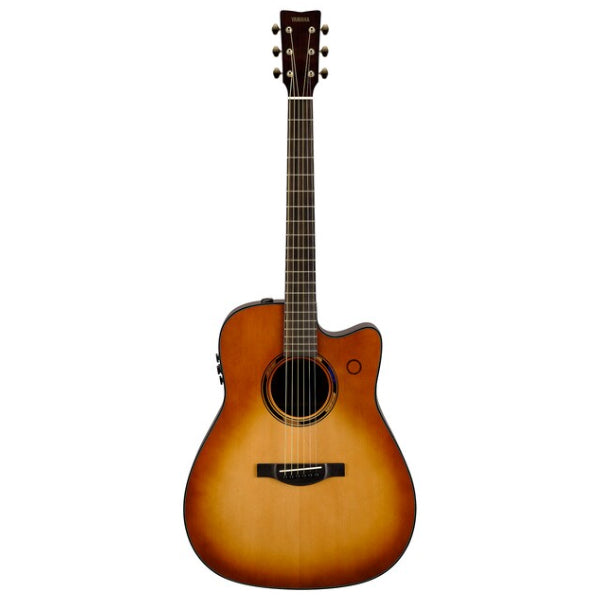 Yamaha TAG3 C 41 Inch Solid Spruce Top Dreadnought Acoustic Electric Guitar with Pickup (TAG3C)