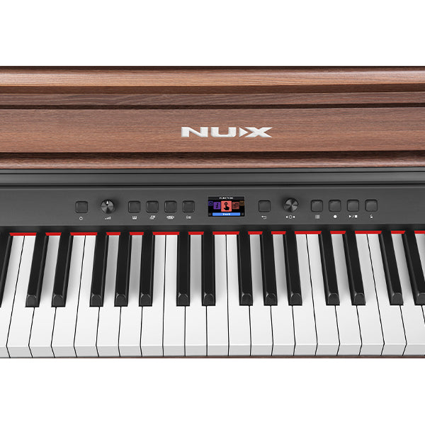 Nux NCK-430 88 Keys Digital Piano Grand Hammer with Bluetooth - Walnut Wood (NCK430)