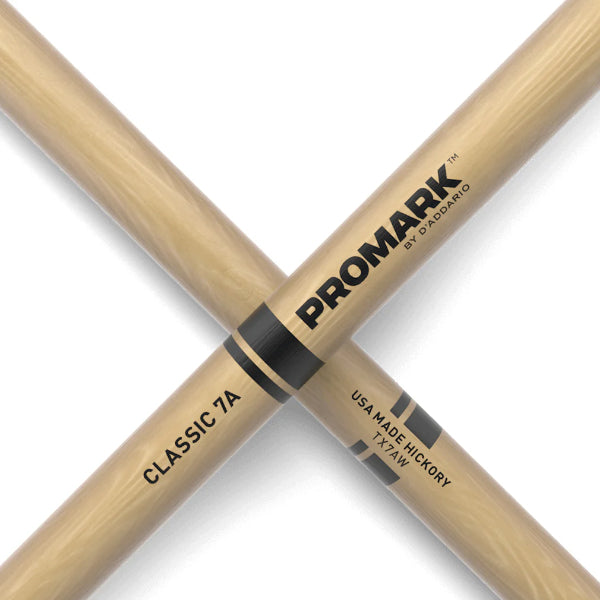 ProMark Classic Forward Series Hickory Oval Wood Tip Drumstick (TX5AW, TX5BW, TX7AW)