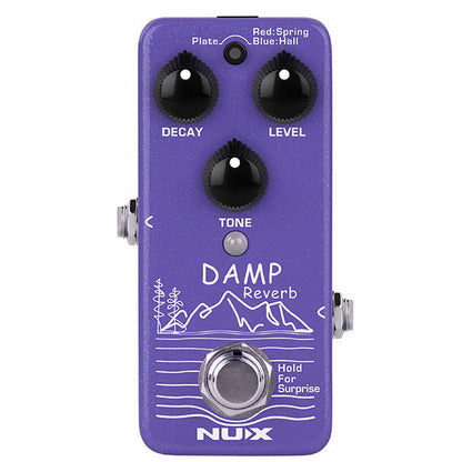 NUX NRV-3 Damp Reverb Mini Electric Guitar Effect Pedal (NRV3)